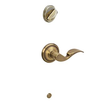 【中古】【輸入品・未使用】Schlage Avanti インテリア左利きレバーデッドボルト付き F59 AVA 609 LH 1