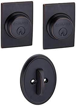 【中古】【39shop】【輸入品・未使用】Schlage★Lock Company F59AND716WKF Aged Bronze Andover Interior Pack Knob Set with Single Cylinder Deadbolt and Decorative Wakefield Ros（新古品）｜アトリエ絵利奈