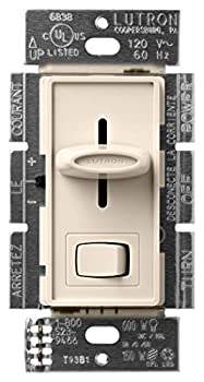 【中古】【輸入品・未使用】(Light Almond) - Lutron SCL-153P-LA Skylark CL 150-watt CFL/LED/Incandescent Dimmer Light Almond