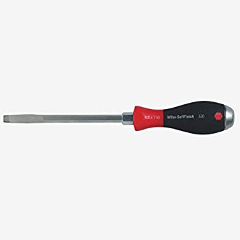 【中古】【輸入品・未使用】Wiha 53025 Slotted Screwdriver with SoftFinish Handle and Solid Metal Cap 6.5 x 125mm by Wiha