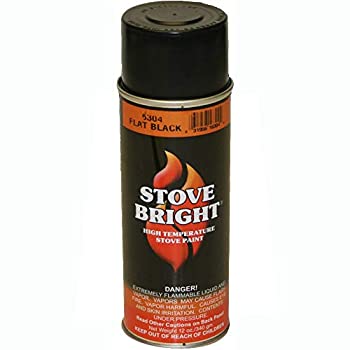 【中古】【輸入品・未使用】ストーブ明るい6304ストーブbrighttm高温度フラットブラックストーブペイント
