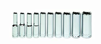 【中古】【輸入品・未使用】Williams 30937 10-Piece 1/4-Inch Drive Deep 12 Point Socket Set by Williams