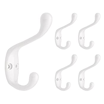 【中古】【輸入品・未使用】(5 Pack White) - Franklin Brass B42302M-W-C 7.6cm Heavy Coat & Hat Hook (5 Pack)