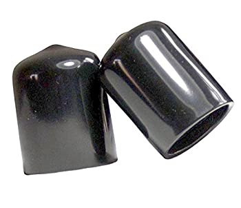 【中古】【インポート品・未当て嵌める】SBDS ( 10個容器に並べる) : 3?/ 4?\"ラウンド黒いことビニール延性のある挙げ句の果て旗がしら、煙管Postチューブロッドカバー0.75inブラックゴムプラスチッ"
