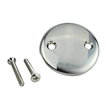 【中古】【輸入品・未使用】Keeney K826-11DSBN Bath Drain 2 Hole Face Plate with Screws Brushed Nickel
