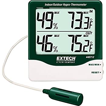 【中古】【輸入品・未使用】Extech 445713?Big Digitインドア/アウトドアhygro-thermometer