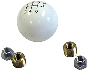 【中古】【輸入品・未使用】Lokar SK-6875ホワイト6速マニュアルシフトノブ