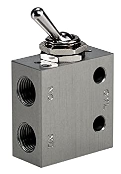 【中古】【輸入品・未使用】ARO M251LS 3 Way Toggle Valve 1/8 NPT Silver by Ingersoll Rand - ARO