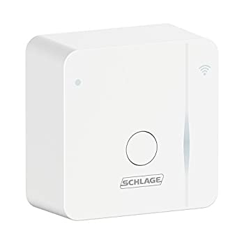 【中古】【輸入品・未使用】Schlage BR400 Sense Wi-Fiアダプター ホワイト (2.4GHz WiFiのみ)