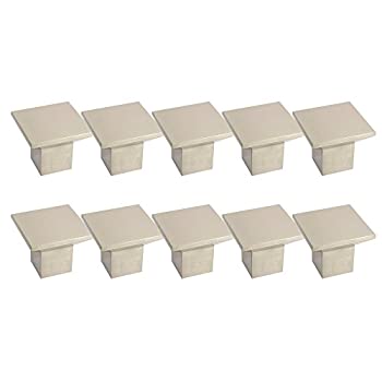 【中古】【39shop】【輸入品・未使用】デザインハウス182360?Cubistノブ、10枚パック、つや消しニッケル（新古品）｜アトリエ絵利奈