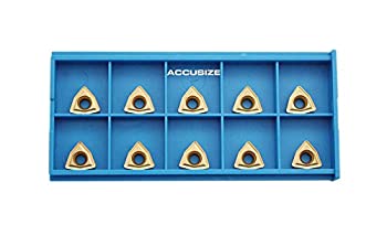 【中古】【39shop】【輸入品・未使用】Accusize★Industrial Tools Wcmt2.52 Tin Coated Carbide Inserts 10 Pcs/Box 2139-1020x10(新古品)|アトリエ絵利奈