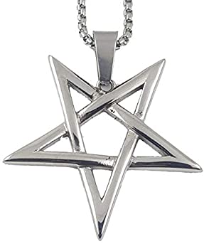 【中古】【39shop】【輸入品・未使用】Inverted★Pentagram Pentacle 316lステンレススチール（新古品）｜アトリエ絵利奈