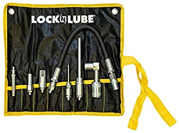 【中古】【輸入品・未使用】LockNLube7ピース クイックコネクトグリースアクセサリーキット