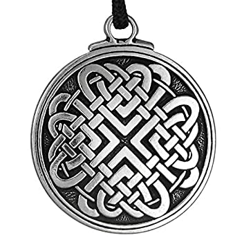 【中古】【39shop】【輸入品・未使用】ケルトノット編みハートペンダントジュエリーIrishネックレスViking★Gebo Loveルーンジュエリー(新古品)|アトリエ絵利奈
