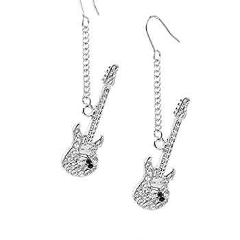 【中古】【輸入品・未使用】chelseachicnyc高光沢Dangling Crystal Electric Guitar Earrings 8,554円