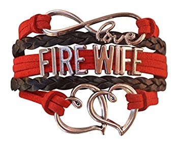 【中古】【輸入品・未使用】Firefighters妻ギフト、Fire妻ブレスレット、誇りFirefighters妻チャームブレスレット???Makes Perfect妻ギフト