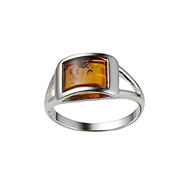 【中古】【39shop】【輸入品・未使用】HolidayGiftShops★スターリングシルバーとバルト海ハニー 琥珀リング（新古品）｜アトリエ絵利奈