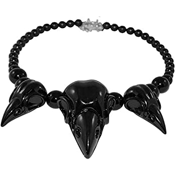 【中古】【輸入品・未使用】Kreepsville 666 クロウ スカルコレクション ネックレス ブラック