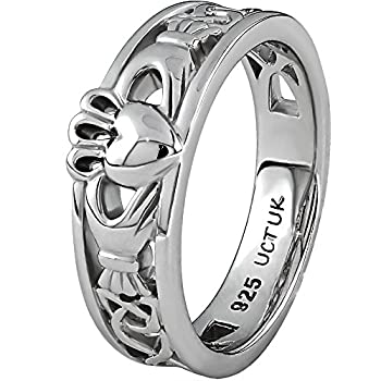 【中古】【39shop】【輸入品・未使用】スターリングシルバーuls-6157レディースクラダリング（新古品）｜アトリエ絵利奈