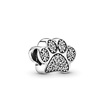 【中古】【輸入品・未使用】PANDORA 791714cz 足跡プリントチャーム