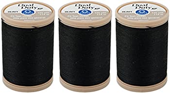 【中古】【輸入品・未使用】COATS & CLARK Dual Duty XP Heavy Thread 125-Yard Black (3 Spools Black) by Coats & Clark Inc.