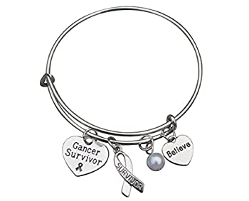 【中古】【輸入品・未使用】がんサバイバーブレスレット、がん啓発、Makes the Perfect Cancer Survivorギフト