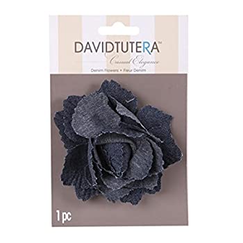 【中古】【輸入品・未使用】Darice DTD21 デニムフラワー クリップピン付き マルチカラー