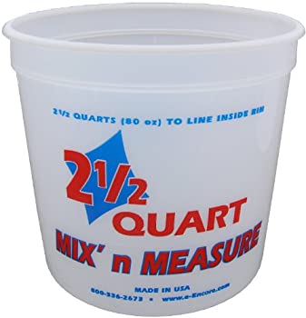 【中古】【輸入品・未使用】Encore Plastics 61086 Mix 'N Measure プラスチック容器 2.5クォート 9,225円