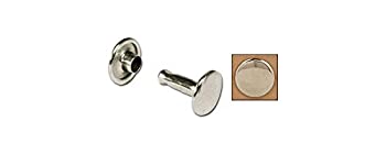 【中古】【輸入品・未使用】Tandy Leather Double Cap Rivets Large Nickel Plate 100/pk 1375-12