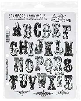 【中古】【39shop】【輸入品・未使用】Stampers★Anonymous Tim Holtz Mini Cling Rubber Stamp Set Mini Cirque Alpha by Stampers Anonymous(新古品)|アトリエ絵利奈