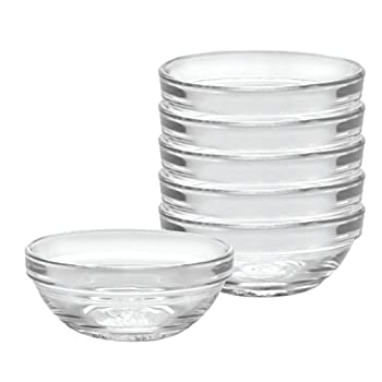 【中古】【39shop】【輸入品・未使用】Duralex★Made In France Lys Stackable Clear Bowl 3.5-Inch Set of 6 by Duralex(新古品)|アトリエ絵利奈