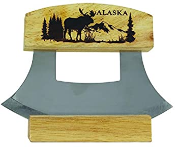【中古】【輸入品・未使用】Arctic Circle Ulu w/Rustic Moose 18349 by Arctic Circle Enterprises