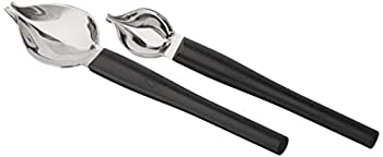 【中古】【輸入品・未使用】(Large/Small Set) - Mercer Culinary Precision Drawing Decorating Spoon Set Large/Small Stainless Steel