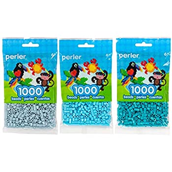 【中古】【輸入品・未使用】Perler ビーズバッグ 1000 3パック - ミスト スカイ&ラグーン