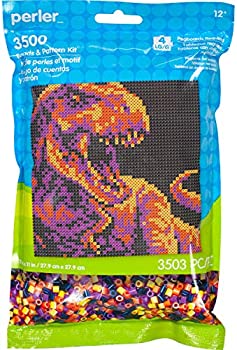 【中古】【輸入品・未使用】Perler 80-11115 ティラノサウルス レックス パターン バッグ ビーズキット 3500ピース|アトリエ絵利奈