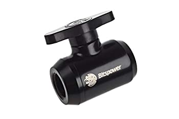【中古】【輸入品・未使用】Bitspower G1/4インチ ミニバルブ BP-MVV-MBK