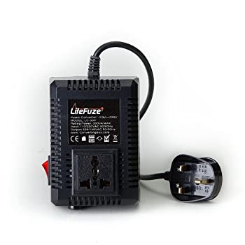 【中古】【インポート品・未当て嵌める】LiteFuze LC-300UK 300 Watt Step Up/Down Travel Voltage Converter Transformer UK Cord