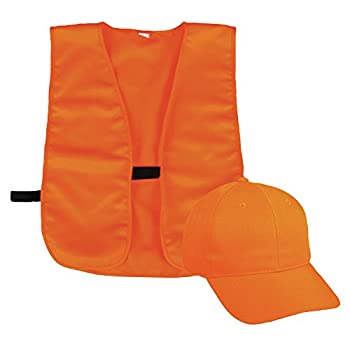 【中古】【39shop】【輸入品・未使用】(アウトドア・キャップ)★Outdoor Cap ブレイズキャップとベスト ブレイズオレンジ 1組（新古品）｜アトリエ絵利奈
