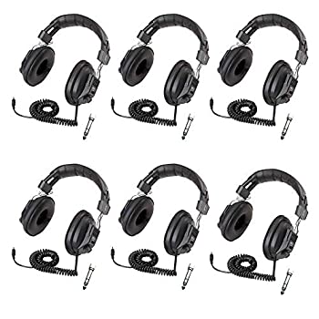 【中古】【輸入品・未使用】Califone 3068?AV切替可能なステレオ/モノラルヘッドフォン6パックバンドル
