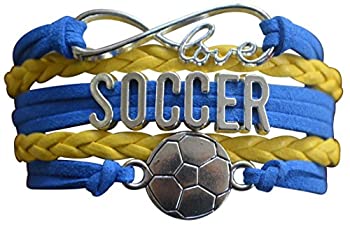 【中古】【輸入品・未使用】Soccerサッカーgifts-サッカーブレスレット、ジュエリー、調節可能なサッカーチャームbracelet- Perfect Soccer Gifts For Girls