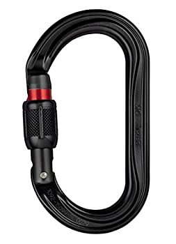 【中古】【39shop】【輸入品・未使用】Petzl★OKネジロック楕円形カラビナ付き???ブラック（新古品）｜アトリエ絵利奈