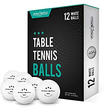 【中古】【インポート品・未当て嵌める】prospin-usa 40?粍 Ping Pong Balls???12容器に並べる???白いことまたはオレンジテーブルテニスボール 12-pack 白いこと