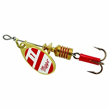 【中古】【輸入品・未使用】Mepps B1GRW Aglia平野トレブル1/8-Ounce（赤白）