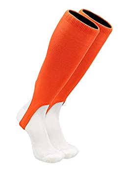 【中古】【インポート品・未当て嵌める】TCK Sports 単色 7in ベイスボール/ソフトボールス スターラップソックス M オレンジ色