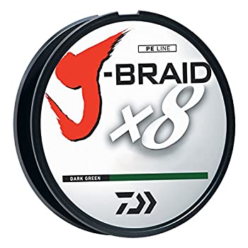 【中古】【輸入品・未使用】ダイワ J-Braid 300M 8本撚り ラウンド ブレイ ドライン 15 lb グリーン