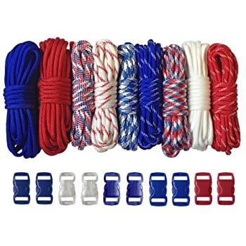 【中古】【輸入品・未使用】(G-Men) - PARACORD PLANET 250kg Type III Paracord Combo Crafting Kits with Buckles画像