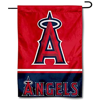 【中古】【インポート品・未当て嵌める】Los Angeles Angels Double Sided Garden Flag