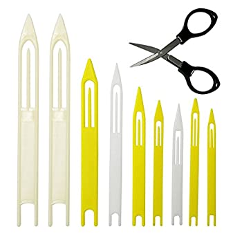 【中古】【輸入品・未使用】(ミミルアー) Mimilure網針シャトル プラスチック製 釣り糸修理用 サイズ1# 2# 3# 4# 5# 6# 7# 7+# 8個入り