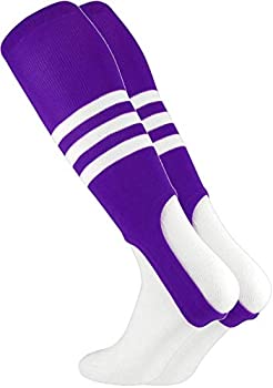 【中古】【インポート品・未当て嵌める】TCK Sportsベイスボール/ソフトボール用靴下 縞模様 7in 足にひっかける手合い 青碧