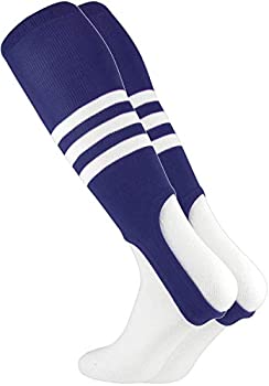 【中古】【インポート品・未当て嵌める】TCK Sportsベイスボール/ソフトボール用靴下 縞模様 7in 足にひっかける手合い